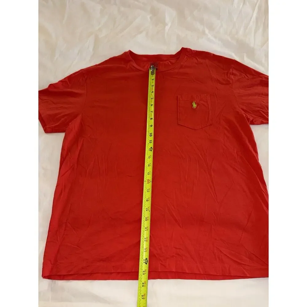 Men’s Red Polo Pony Rider Logo Large